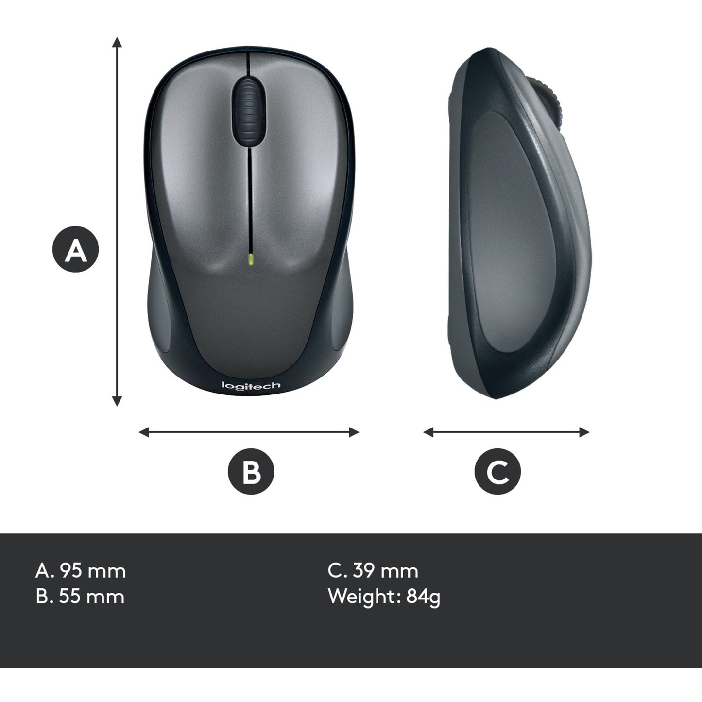 Ratón inalámbrico Logitech M235