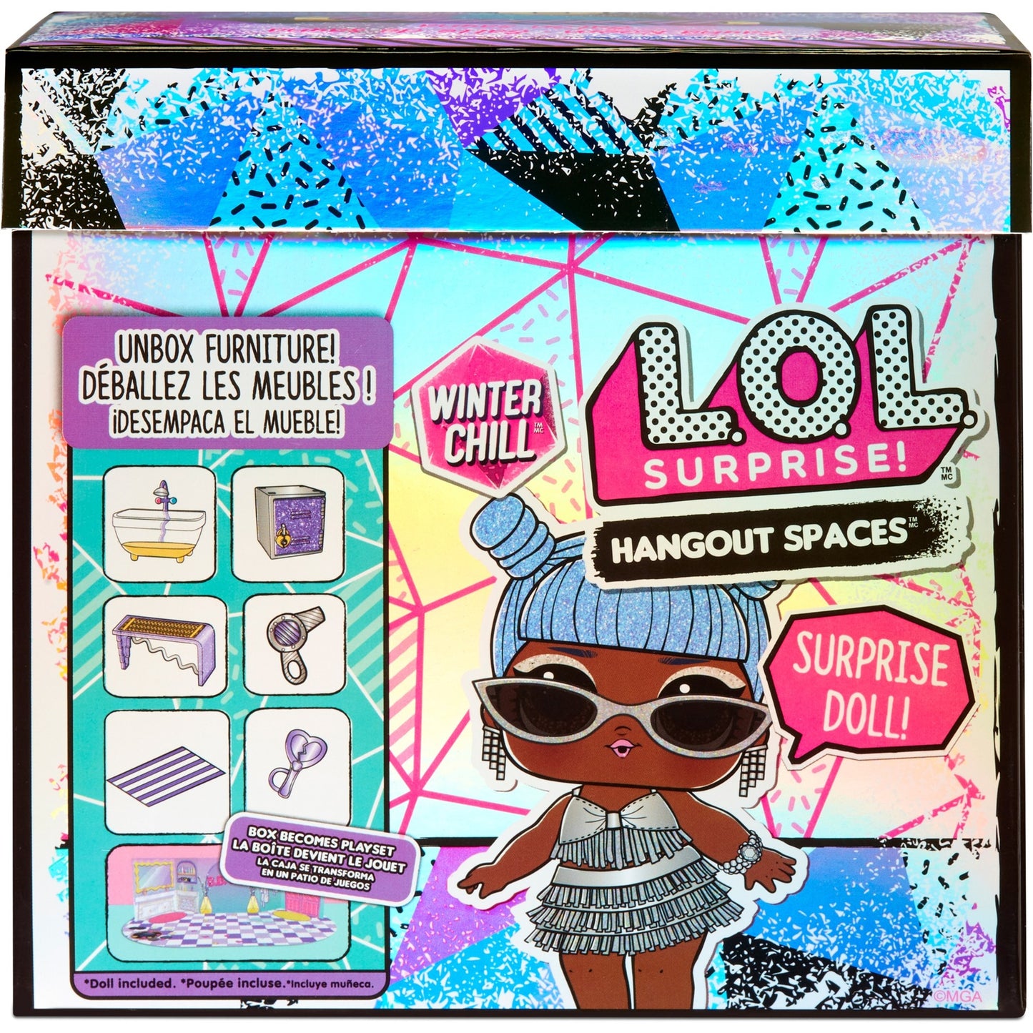 MGA Entertainment Surprise! Spazi di ritrovo freddo invernale Sty