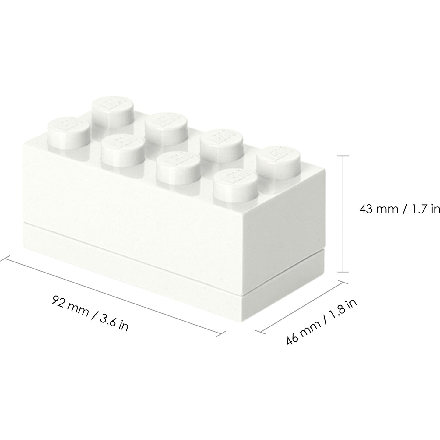 Camera Copenhagen LEGO Mini Box 8 Bianco