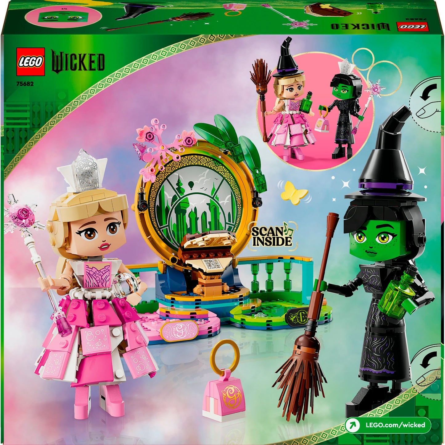 Lego 75682 Wicked Elphaba e Glinda Figures