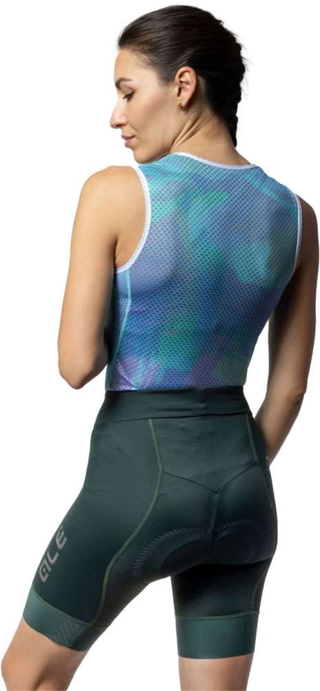 Alé magic color - pantaloncini da ciclismo da donna con fondello