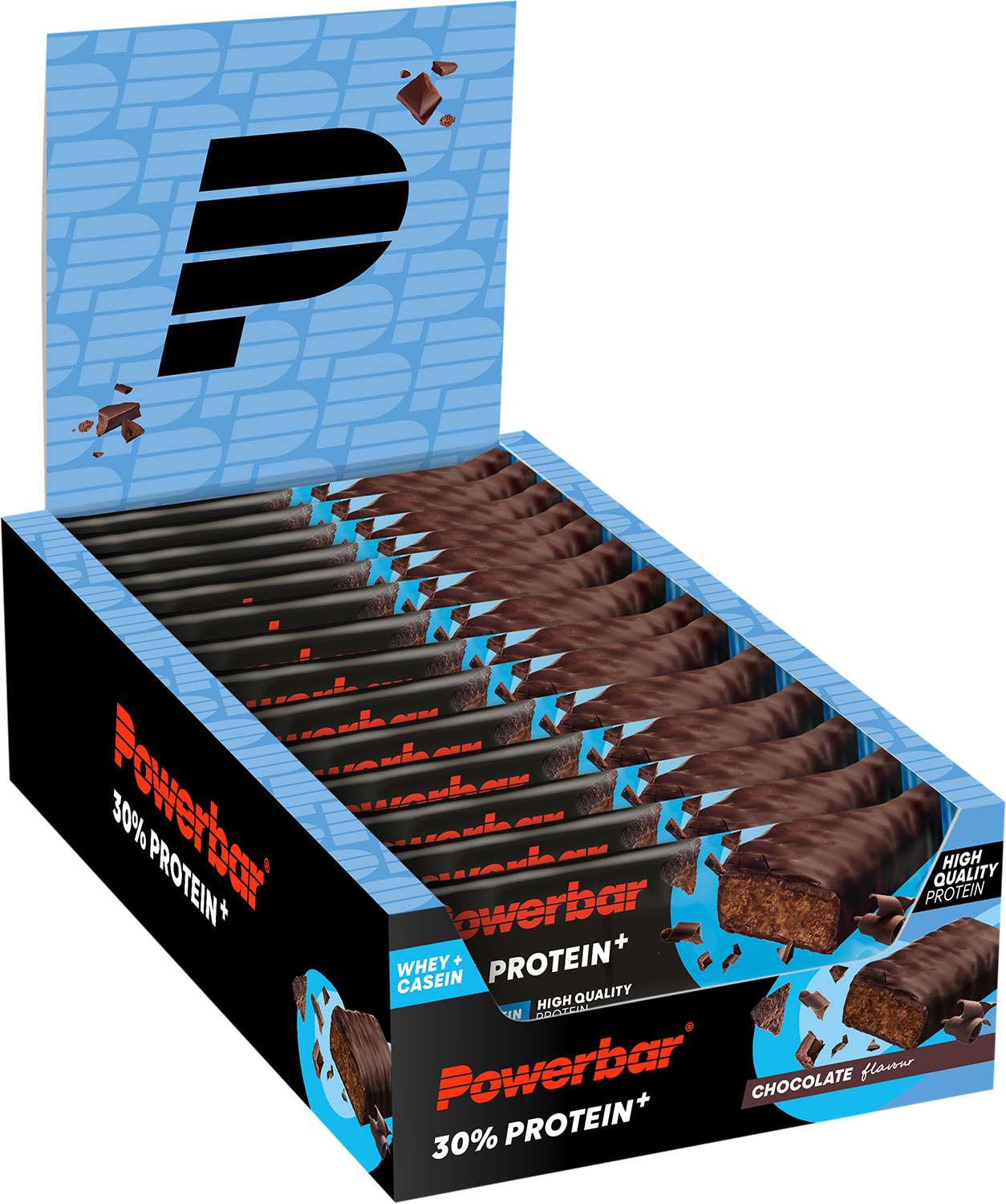 Powerbar 30% proteína más barrita 15 caja