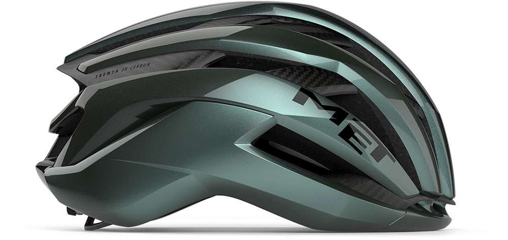 Con casco da bici da strada Trenta 3k carbon