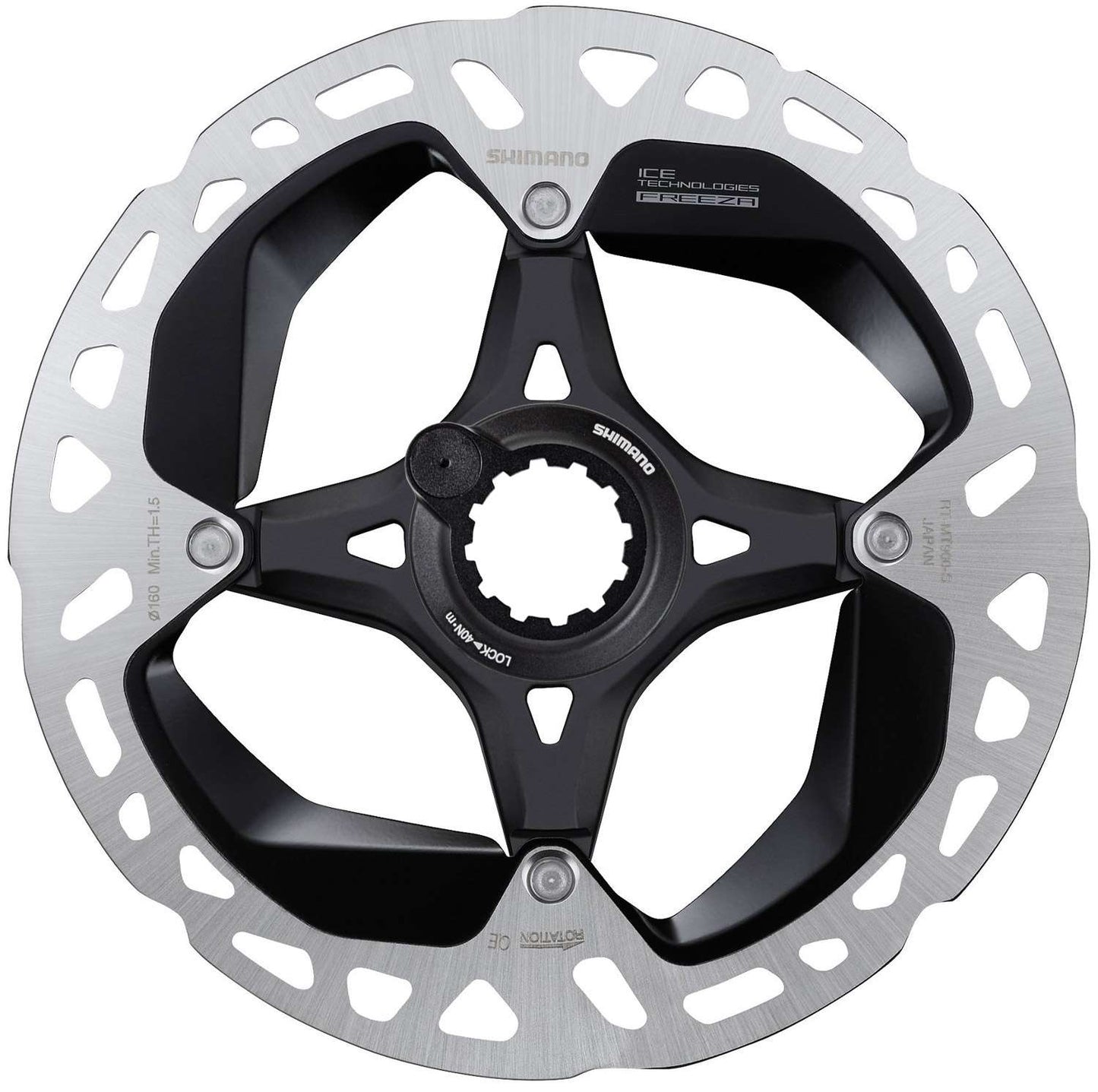 Rotor de disco Shimano rt-mt900 con bloqueo central incl. imán