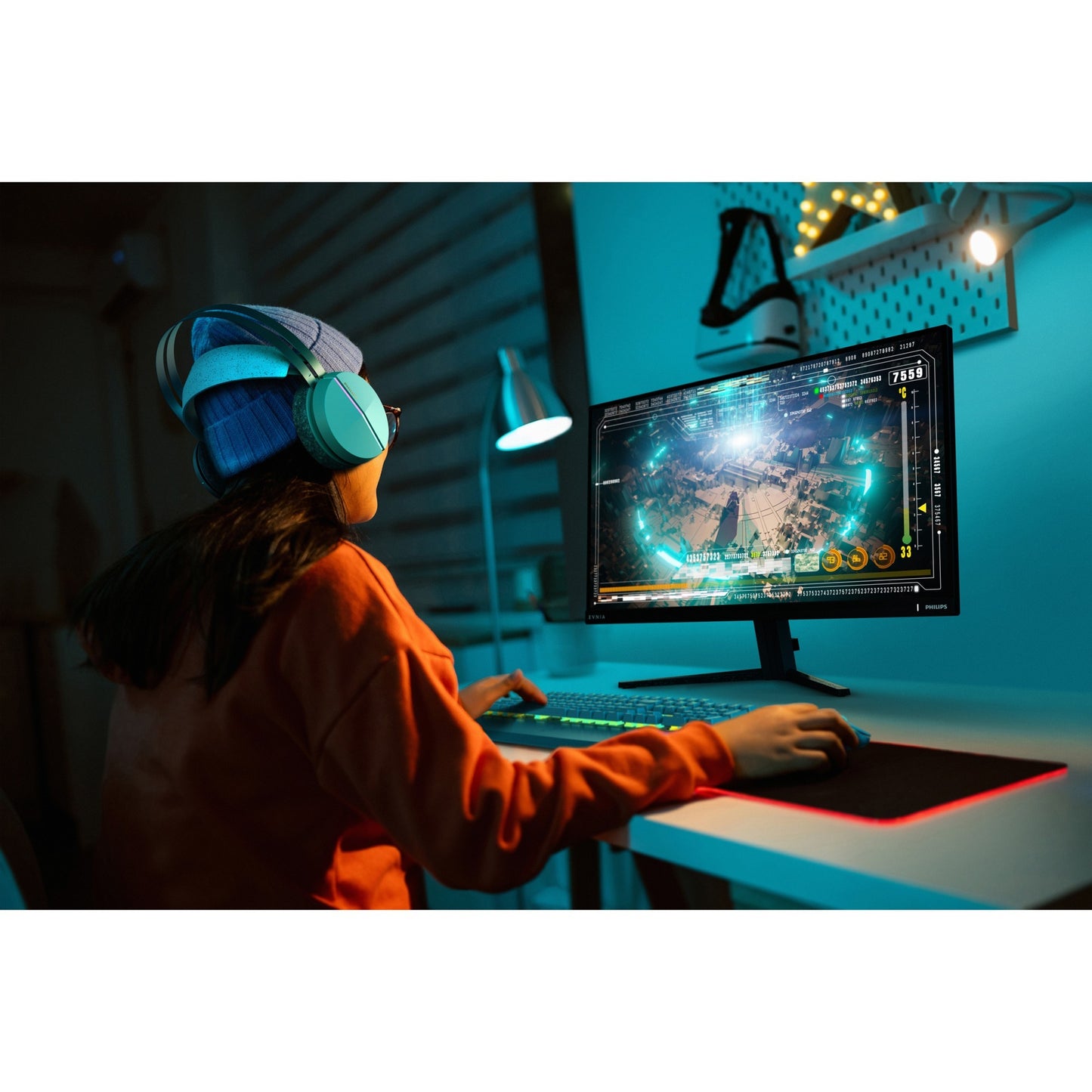 Philips evnia 27m2n3500nl 00 27 gaming monitor (zwart, 2x hdmi, displayport, 180 hz)