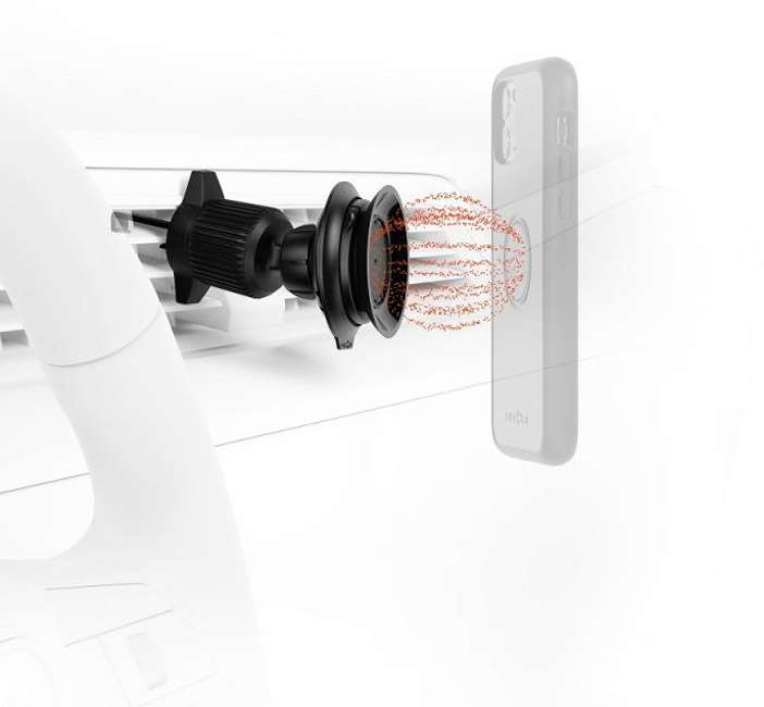 Base per bocchetta dell'aria Fidlock vaccum - supporto griglia ventilazione auto