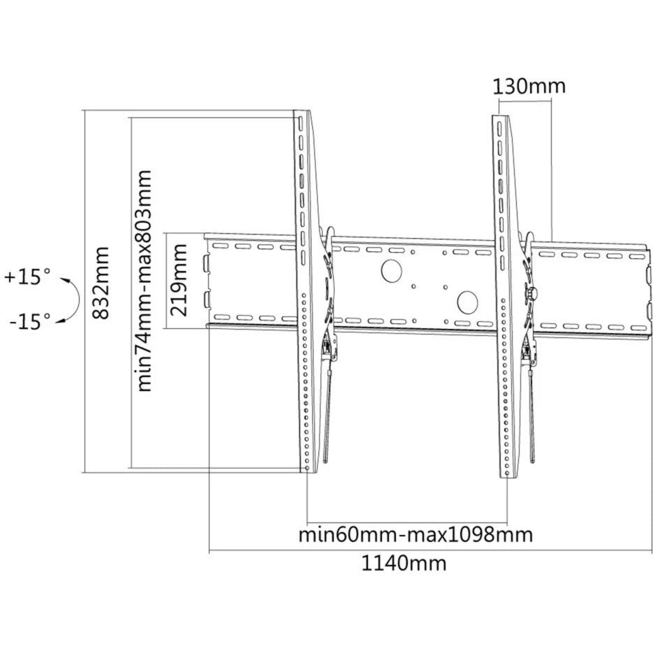 Neomounts di Newstar LFD-W2000 TV Wall Support
