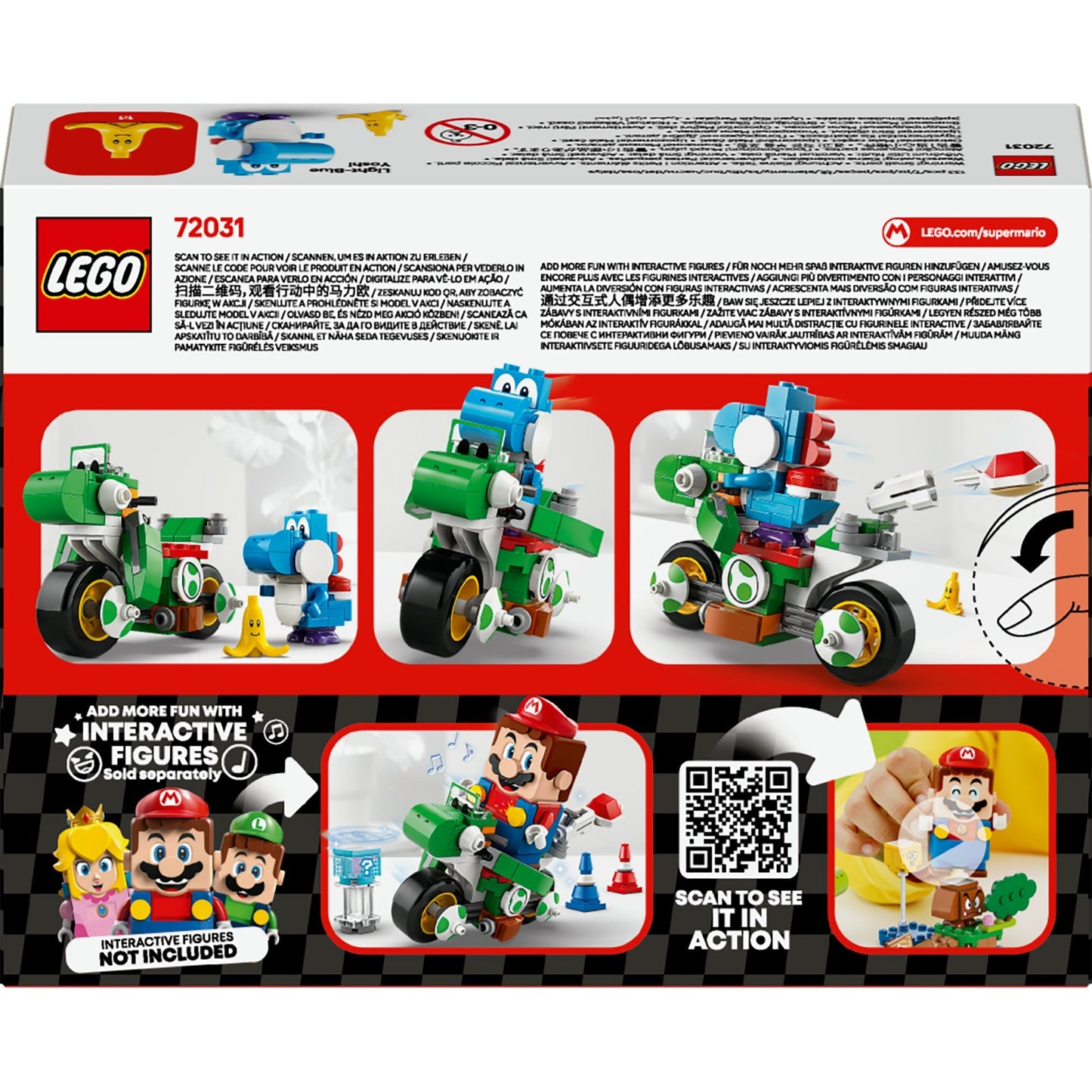 Lego super mario - mario kart - yoshi-crosser constructiespeelgoed (72031)