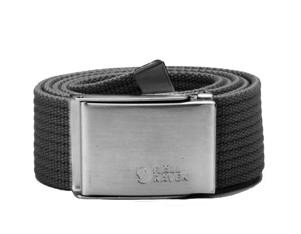 Cinturón de lona Fjällräven gris oscuro