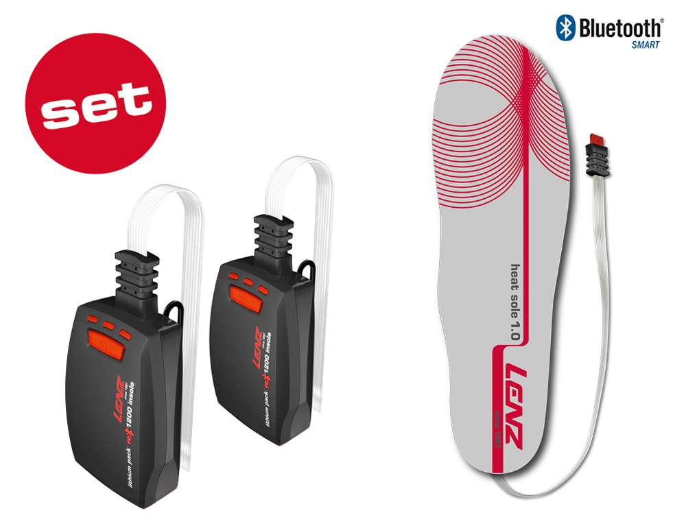 Lenz set plantilla litio pack rcb 1200 + suela térmica - plantillas calefactables