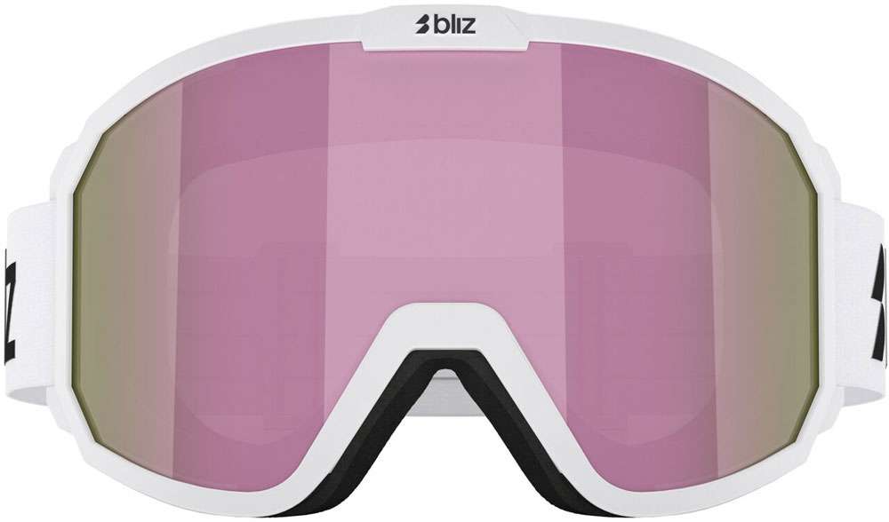 Maschera da sci multiuso Bliz rave brown w rosa