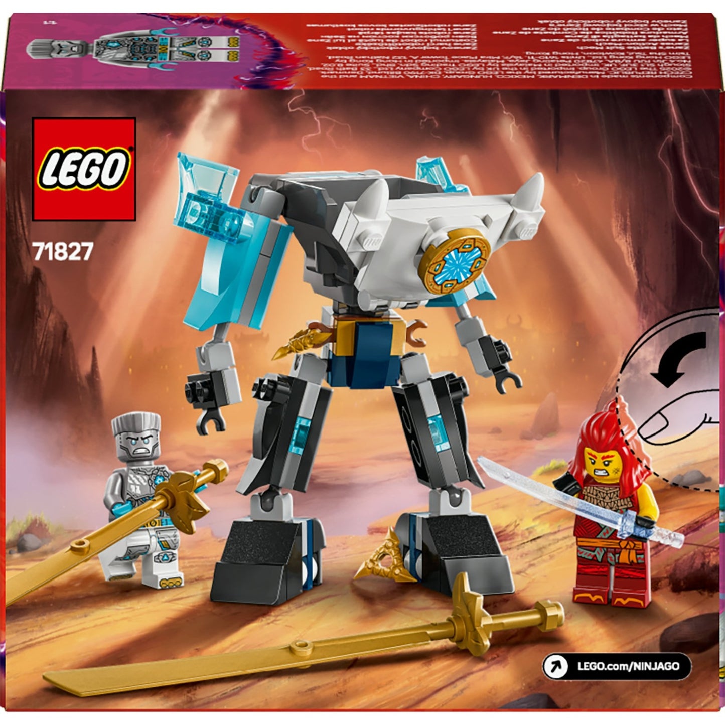 Lego Lego Ninjago 71827 Zane's Fight Mecha