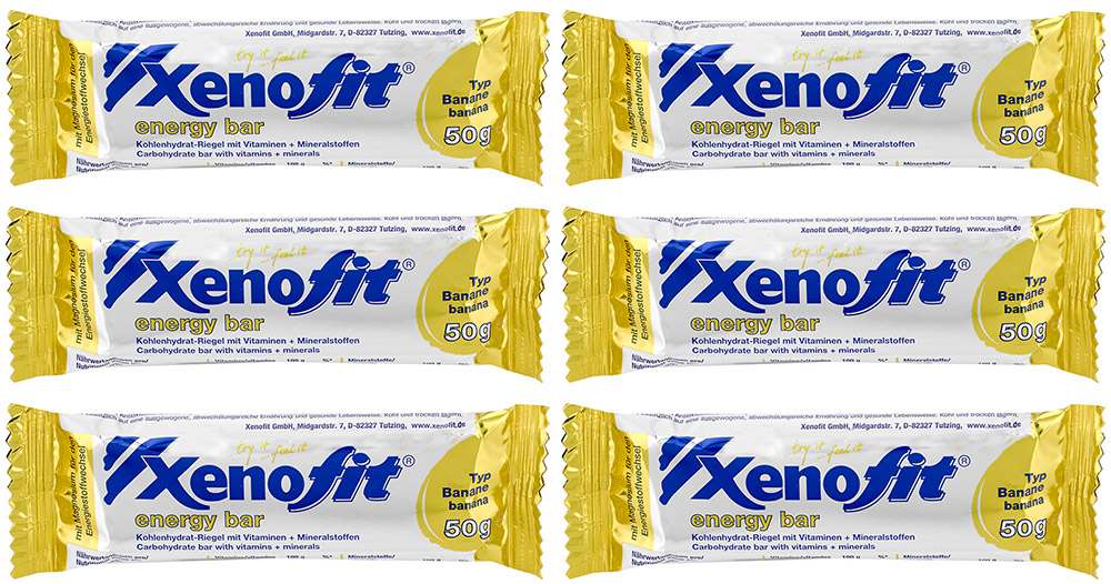 Barretta energetica Xenofit banana 6x50g