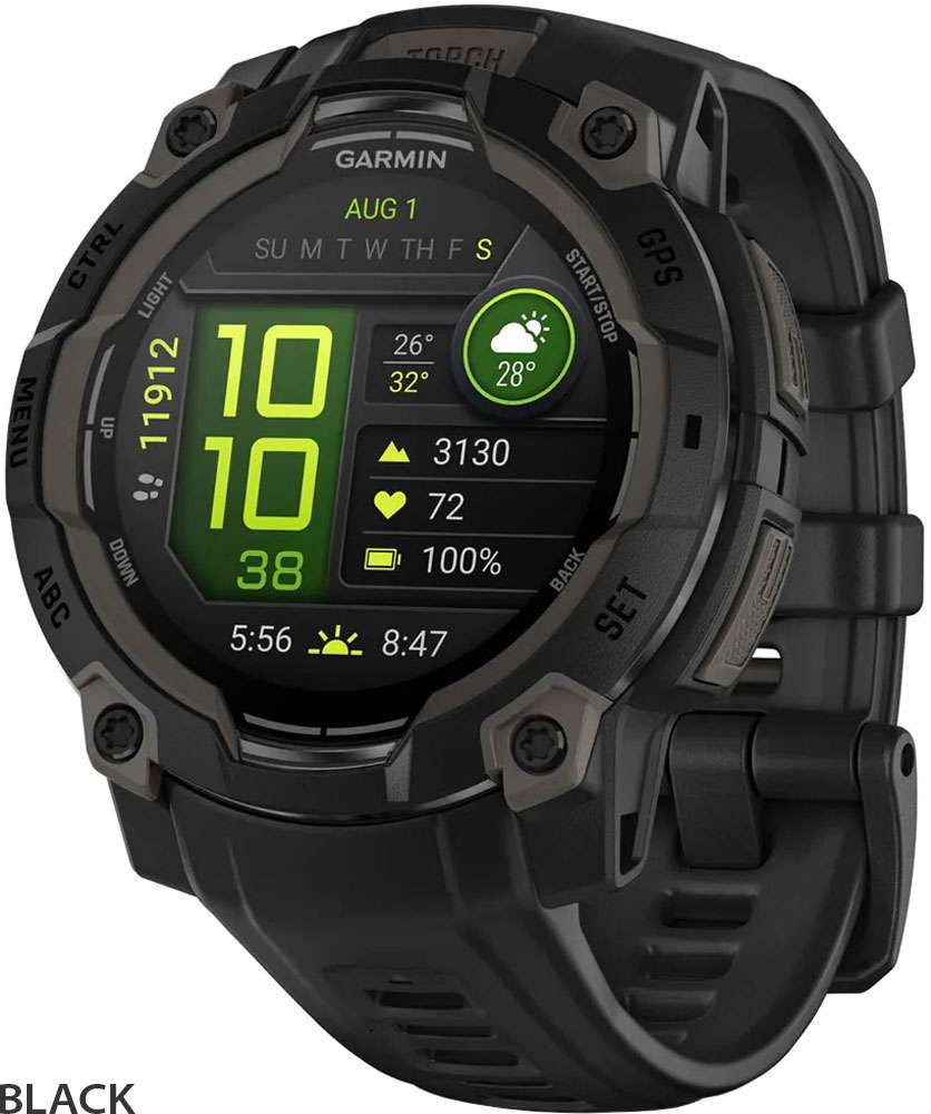 Garmin instinto® 3 amoled 45mm - Reloj inteligente multideporte GPS