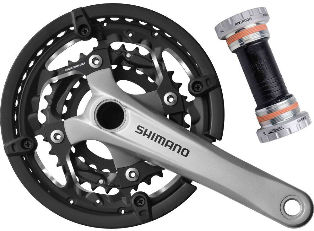 Biela Shimano fc-t551 3x10 velocidades 44 32 24