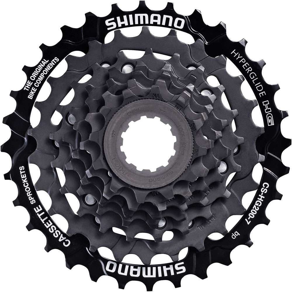 Cassette shimano cs-hg200 de 7 velocidades