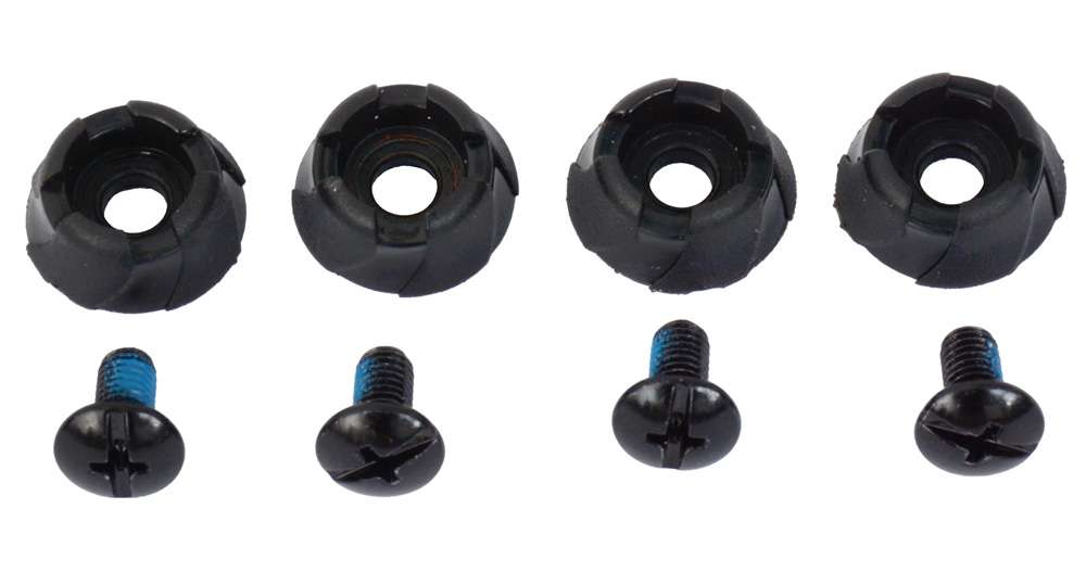 Tacos de repuesto Northwave para zapatillas nw-mtb paquete de 4 negro