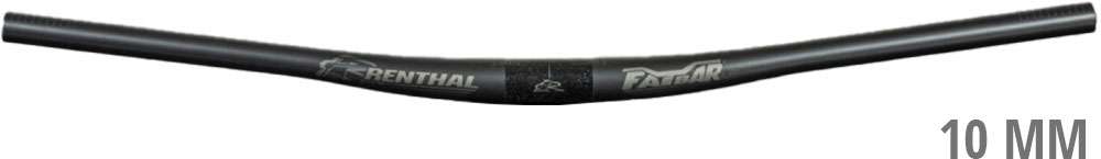 Manubrio Renthal V3 Fatbar Lite con riser in carbonio da 760 mm