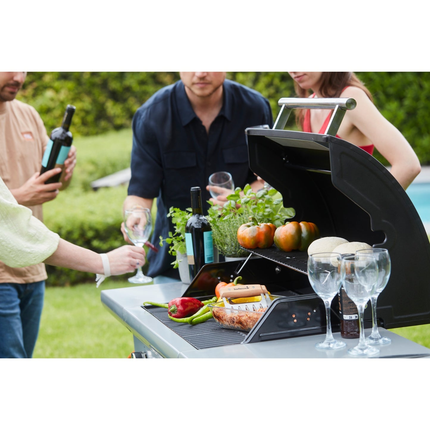 Juego Barbecook de 2 garras de carne
