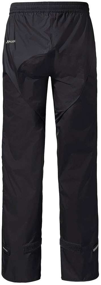 Vaude drop pants ii - pantalones de lluvia para mujer talla larga