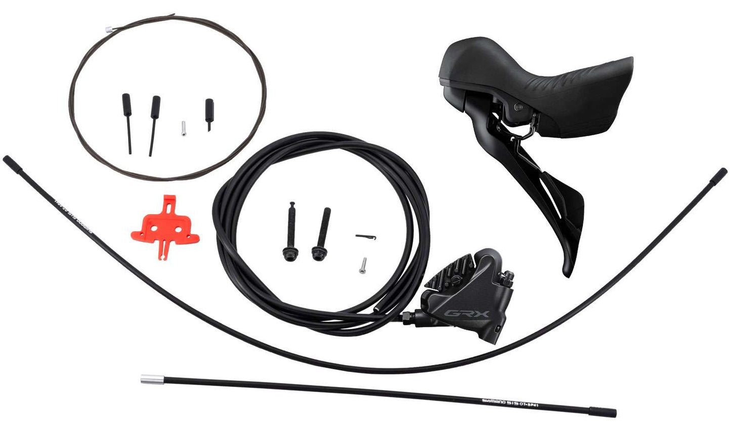 Freno de disco Shimano grx st-rx610+br-rx400 12 velocidades trasero