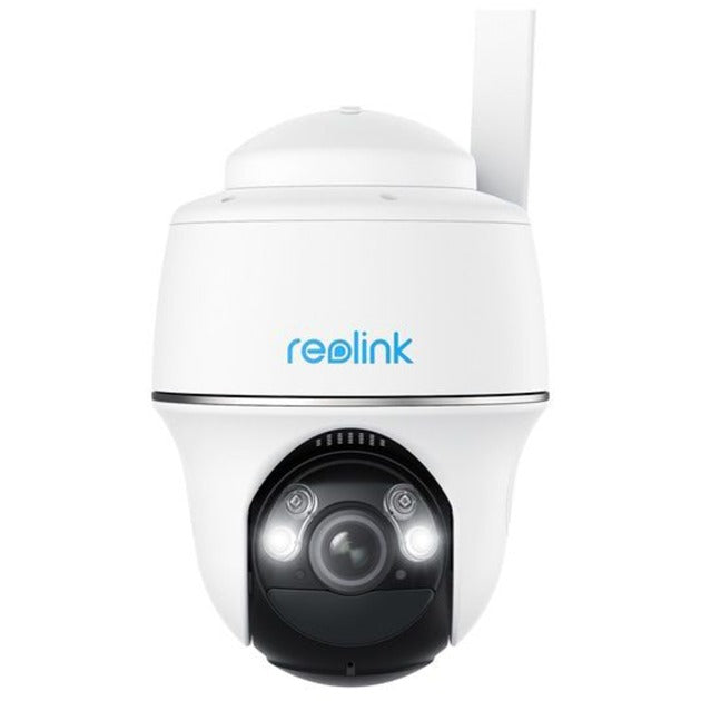 Reolink 2k 4mp draadloze 4g pt-camera, met slimme detectie (wit, g430-solar-w)