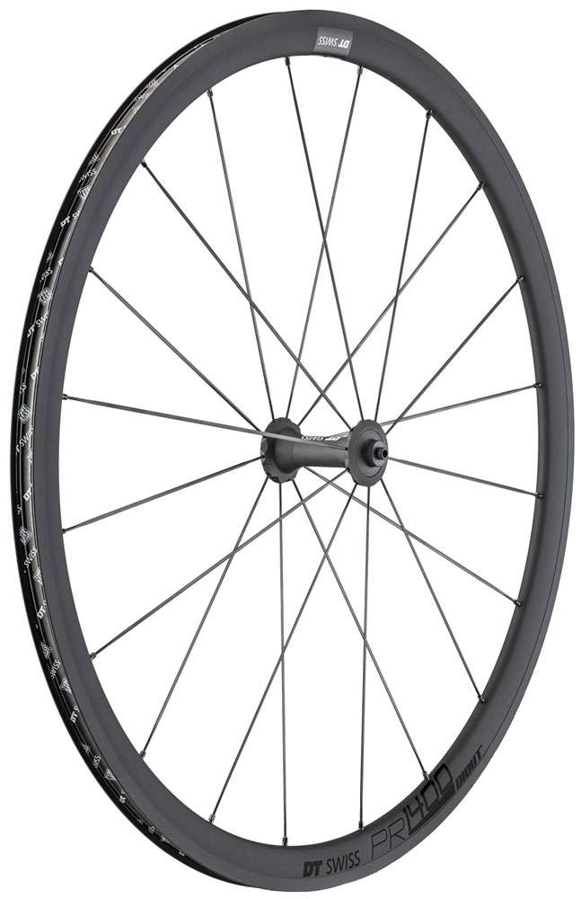 Rueda delantera dt swiss pr 1400 dicut oxic clincher 32mm