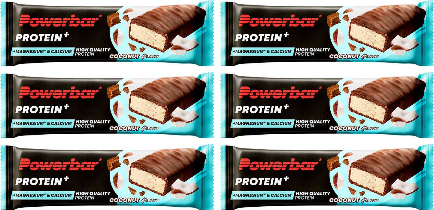 Barretta Powerbar Protein Plus Calcio Magnesio Cocco 5+1 x 35g