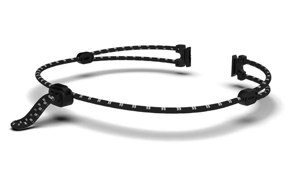 Silva smini fly nero 3mm - fascia per capelli