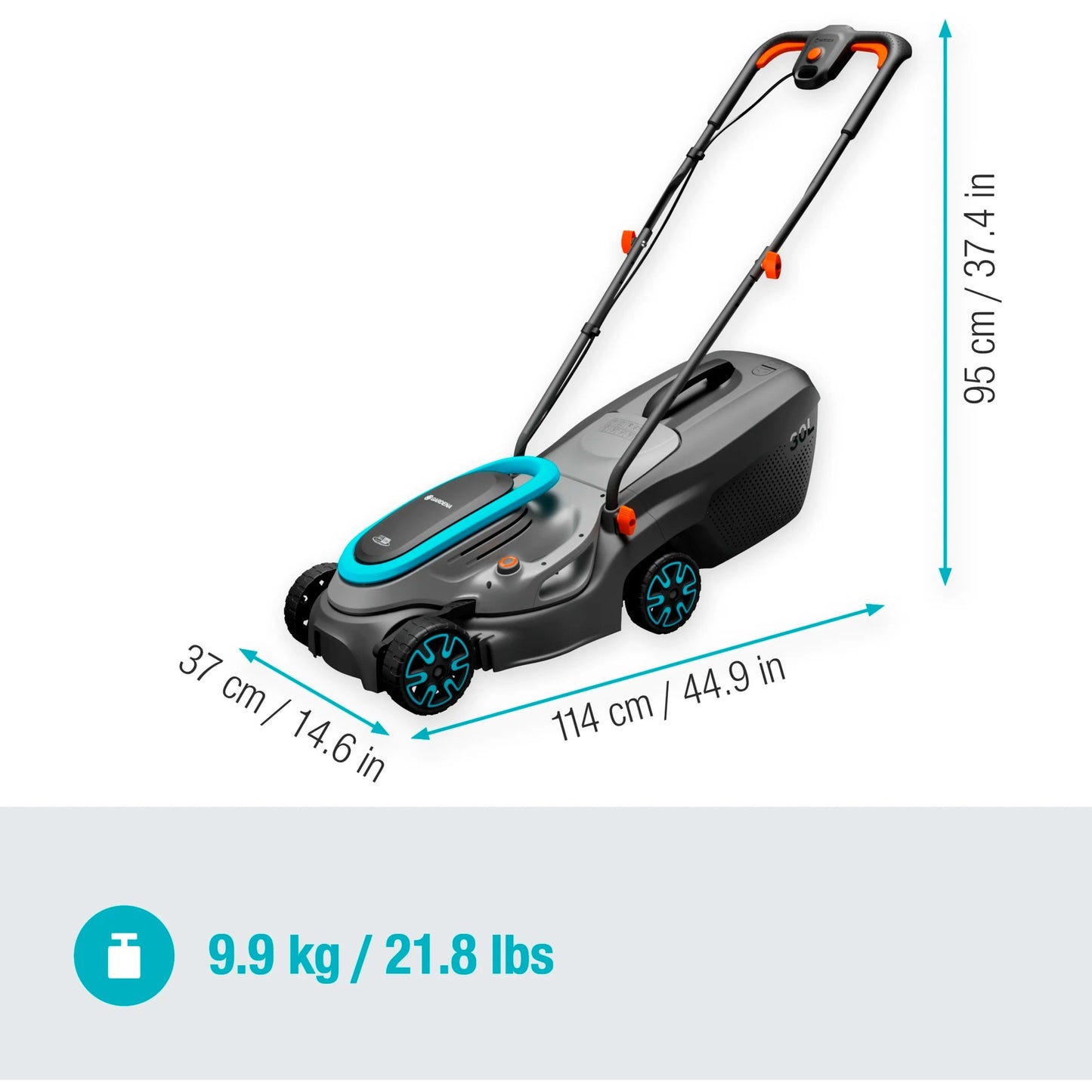 Gardera Accugrashaaier Powermax 32 18V P4A Solo