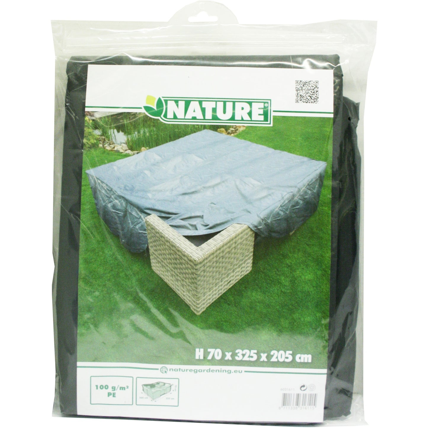 Copertura per mobili da giardino naturale per set da salone