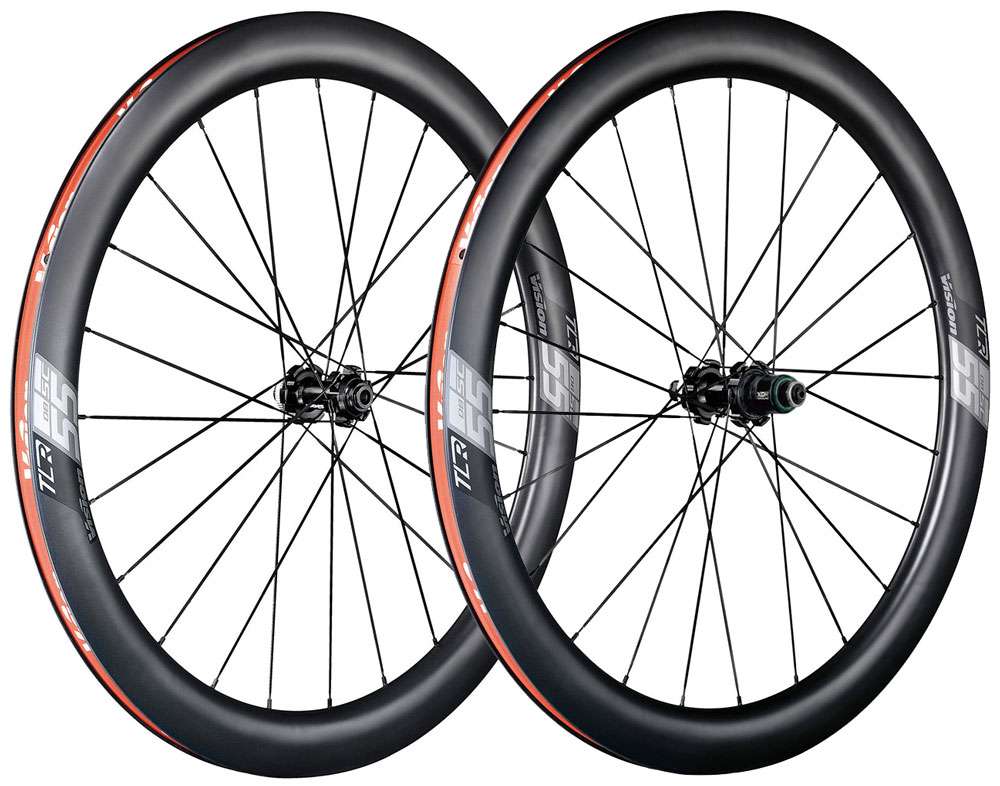 Set di ruote in carbonio Vision Service Course 55 per copertoncino TLR