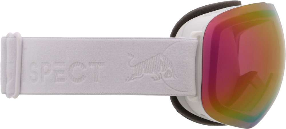 Red bull spect eyewear bent-07ro2 rosso con specchio viola - maschera da sci