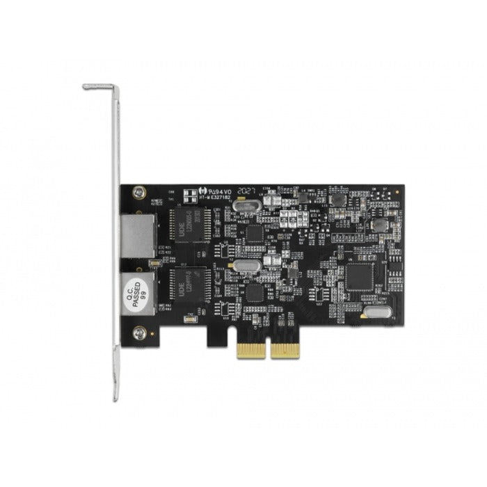 Scheda Delock PCI Express X2 a 2x RJ45 2.5 Gigabit Lan R