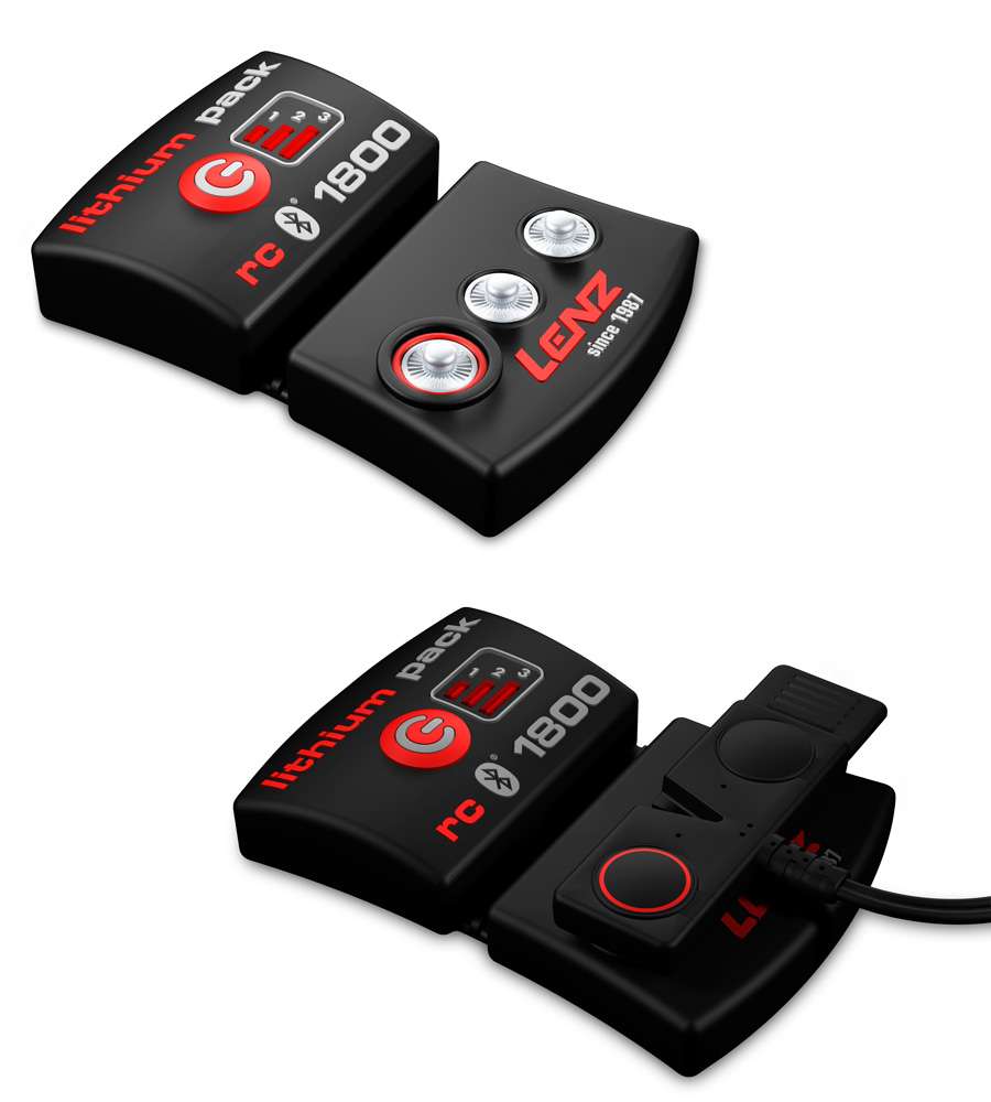 Lenz litio pack rcb 1800 - juego de baterías para calcetines chaleco vendaje 1.0