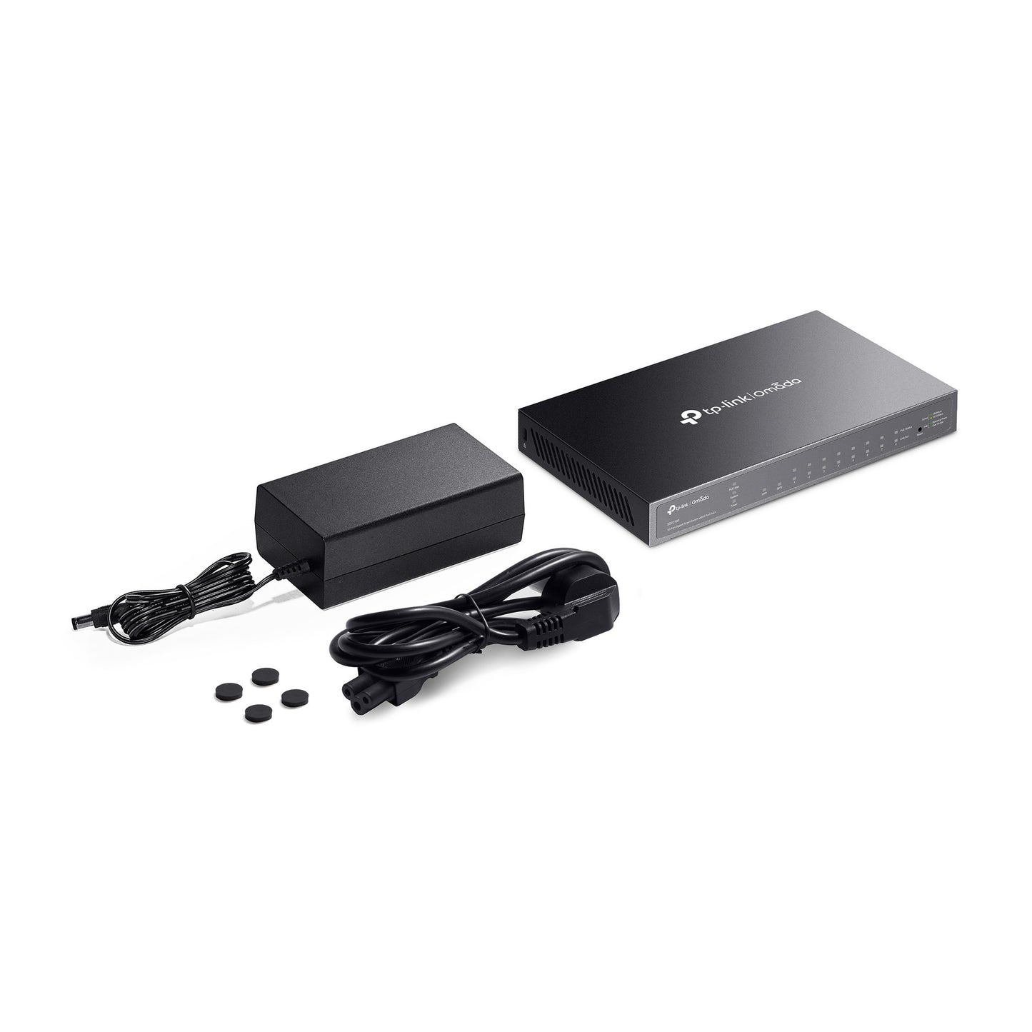 Tp-link omada sg2210p switch intelligente gigabit a 10 porte (nero, 8x poe+, 2x gigabit sfp)