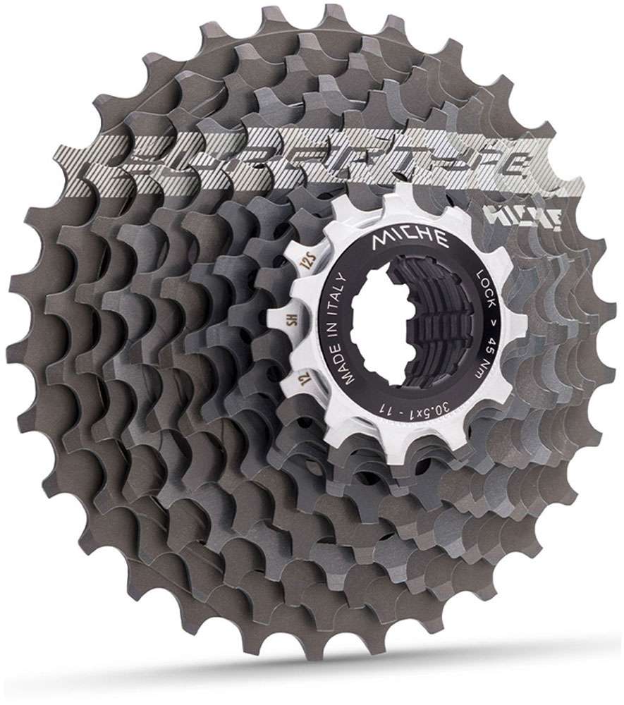Cassette miche supertype de 12 velocidades para shimano