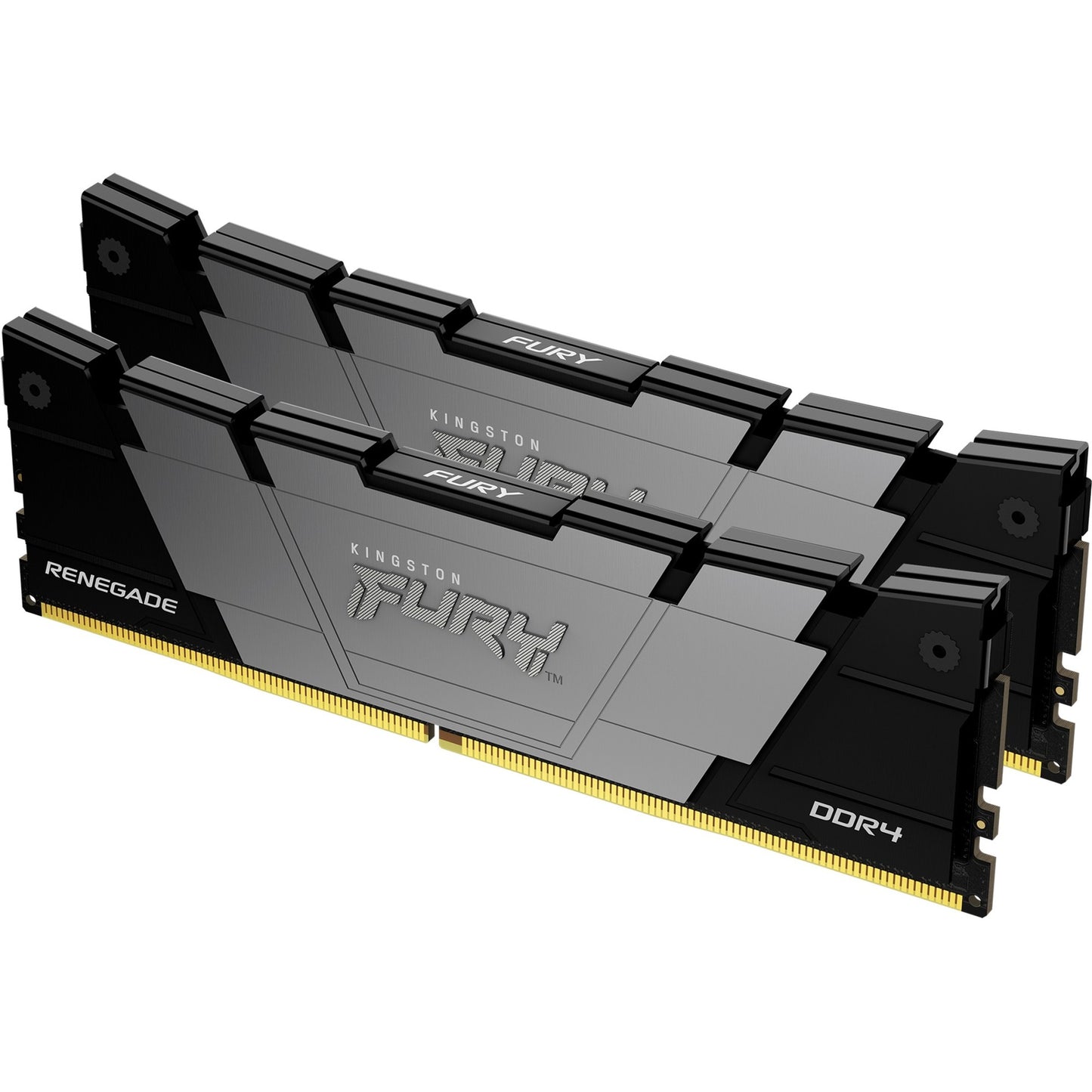 Kingston fury renegade 32 gb ddr4-4000 (2x 16 gb) werkgeheugen (zwart, kf440c19rb12k2 32, xmp 2.0)