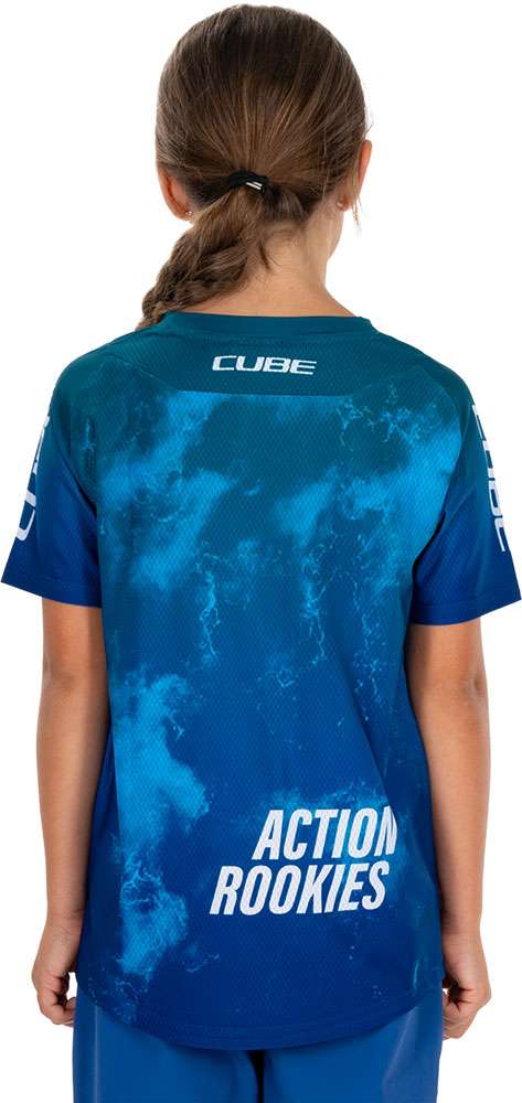 Cube rookie x action team - maglia da mtb per bambini