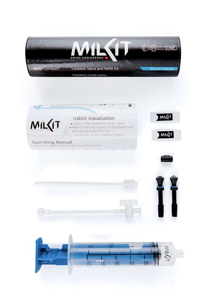 Kit tubeless compatto Milkit