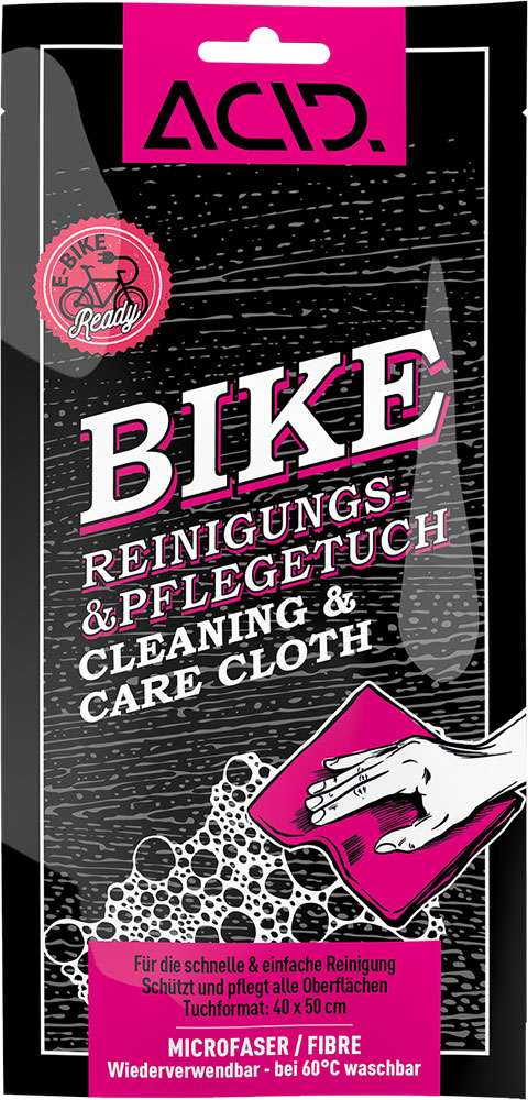 Panno acido per la pulizia della bici