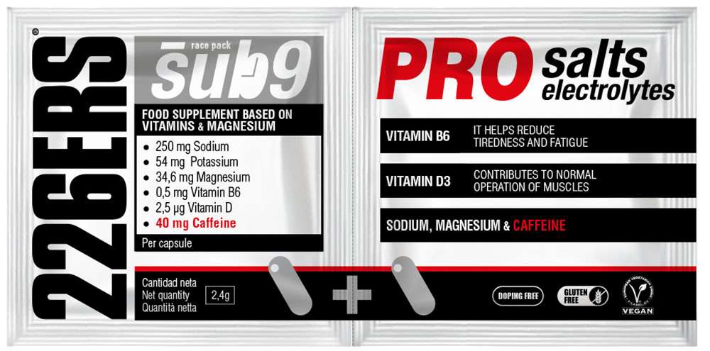226ers sub9 pro sales electrolitos 2 cápsulas