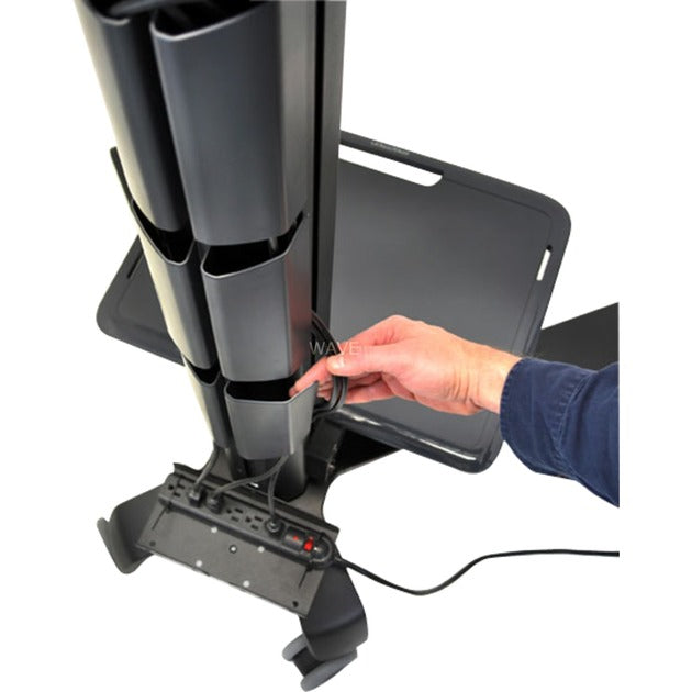 Base uhd per centro multimediale mobile Ergotron neo-flex (nero)