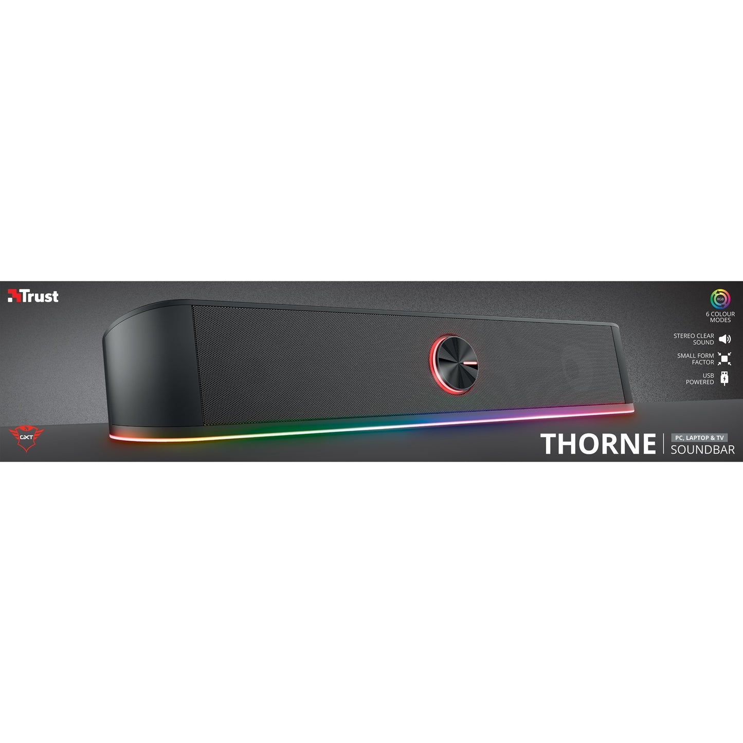 Confiar en GXT 619 Thorne RGB Illuminated SoundBar