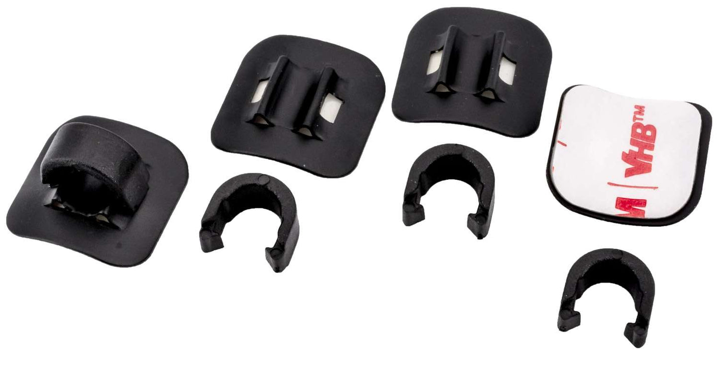 Set manicotti guida in alluminio autoadesivi Katana incl. clip (4 pezzi)