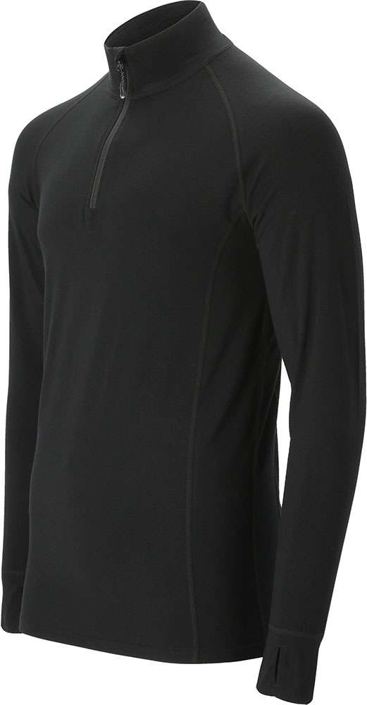 Baselayer in lana Whistler bosco - baselayer a maniche lunghe
