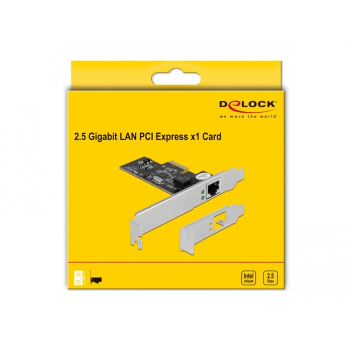 DELOCK PCI Express X1 Card a 1x RJ45 2.5 Gigabit Lan I