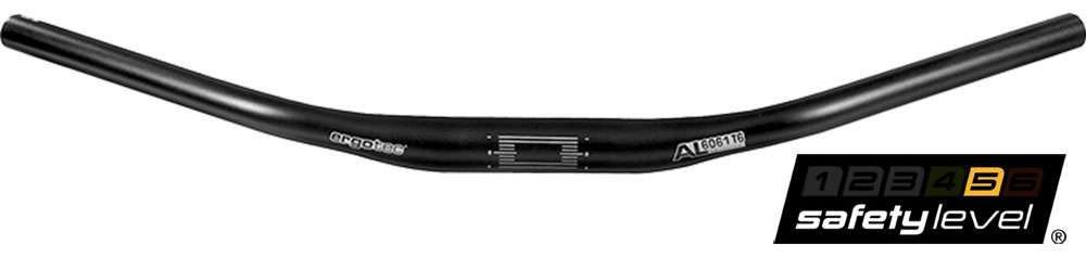 Ergotec Stering Lady Town Bugel L5 31,8 620mm Alluminio nero