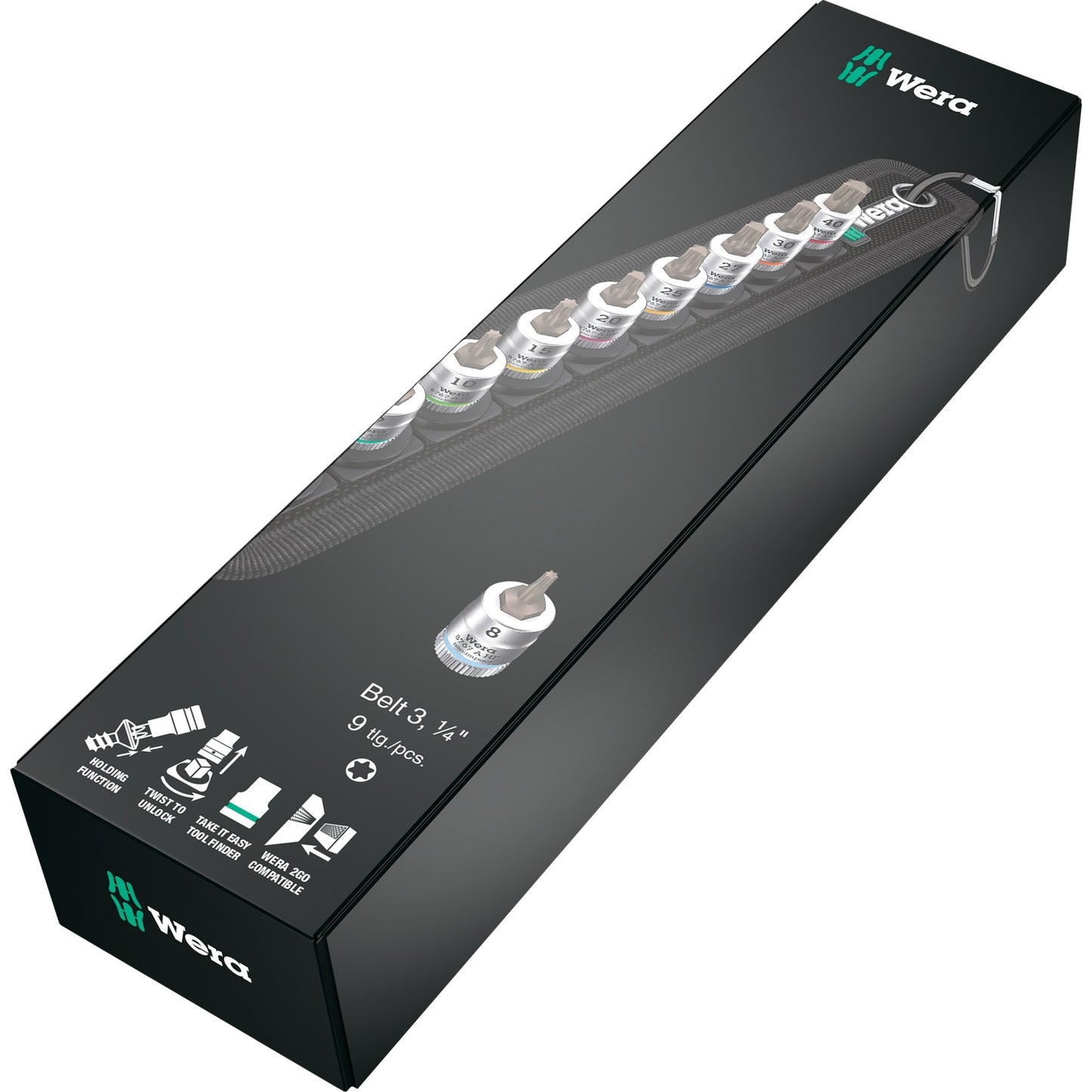 WAA RIEM BIT DOPS Set Torx 1 4 Drive | 9 pezzi