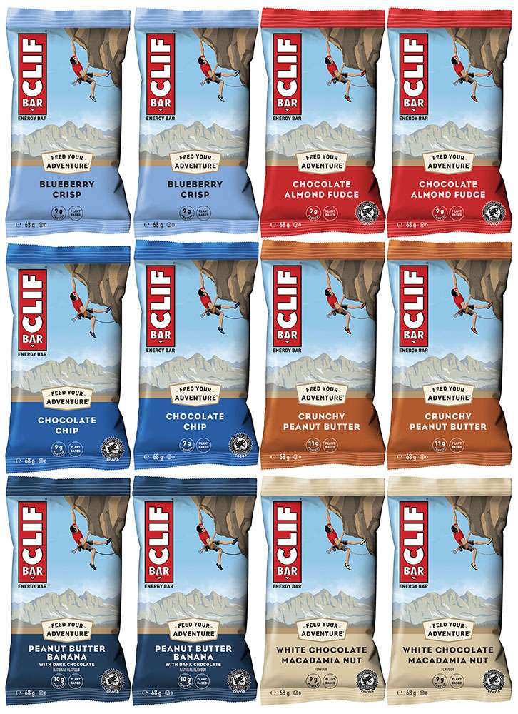 Clif bar barretta energetica mista scatola 12x68g da consumarsi preferibilmente entro 12 25